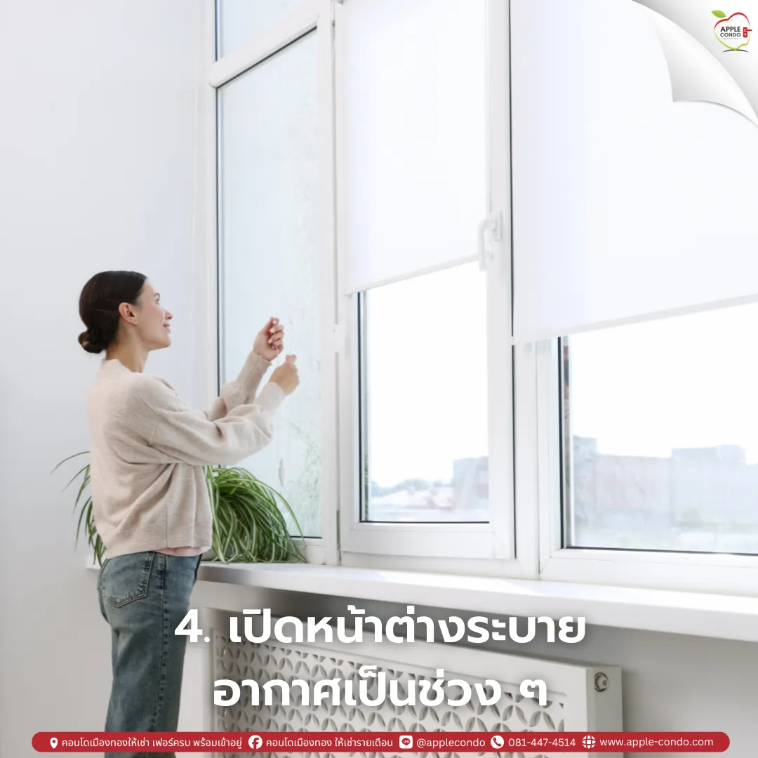 Open windows for ventilation 11zon Apple Condo