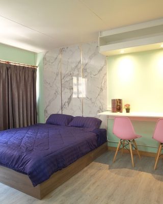 ห้อง Apple Condo สีสันสดใส