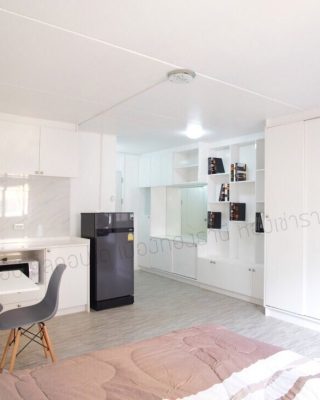 บรรยากาศห้องใน Apple Condo